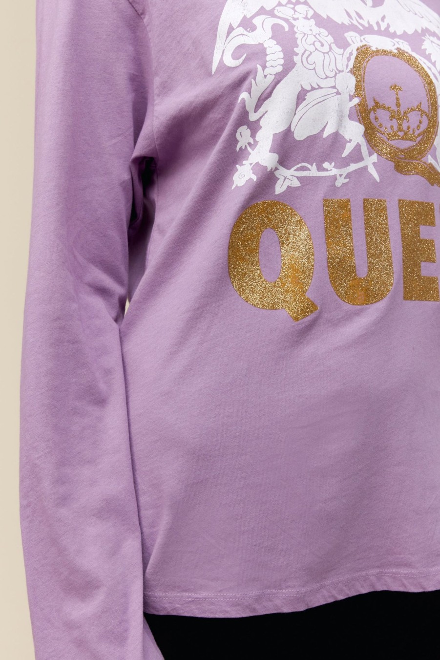 Maniche Lunghe DAYDREAMER | Equipaggio Ls Queen Glitter Crest