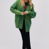 Maglia DAYDREAMER | Cardigan Ombre In Verde Giada