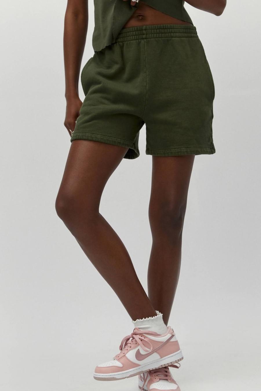 Fondo DAYDREAMER | Pantaloncino In Felpa Boyfriend In Verde Militare