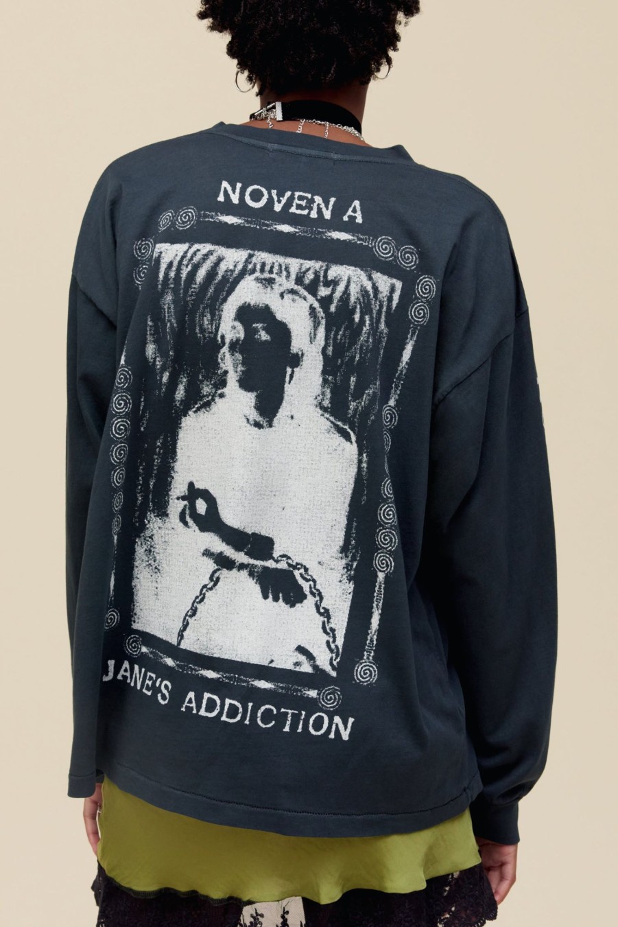 Maniche Lunghe DAYDREAMER | Merchandising A Maniche Lunghe Di Jane'S Addiction In Flames