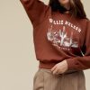 Felpe DAYDREAMER | Willie Nelson Stardust Tour Raglan Crew In Sable