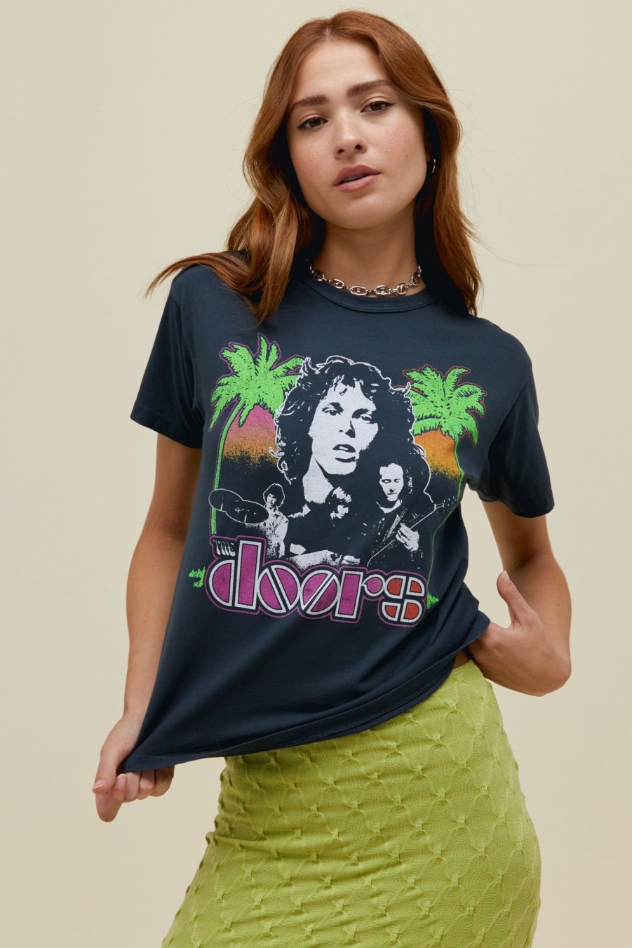 Maglietta DAYDREAMER | Maglietta The Doors Twin Palms Ringer