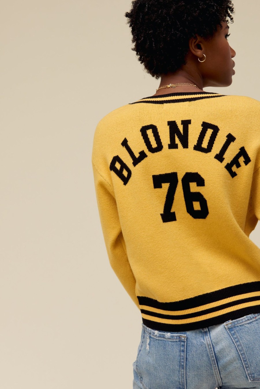 Maglia DAYDREAMER | Pullover In Maglia Blondie Vultures In Oro